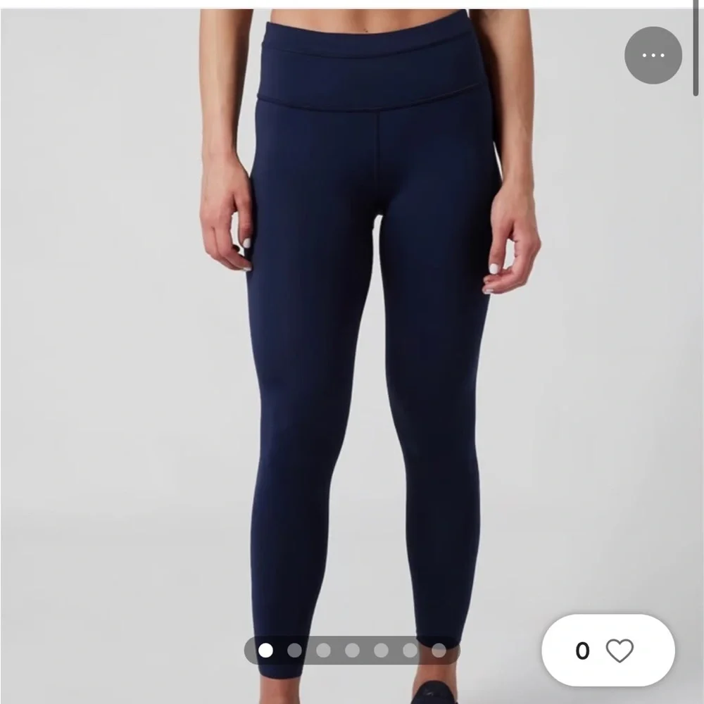Athleta Accelerate 7/8 Tight Legging in Navy Women’s Size Small *Tall - Picture 2 of 7